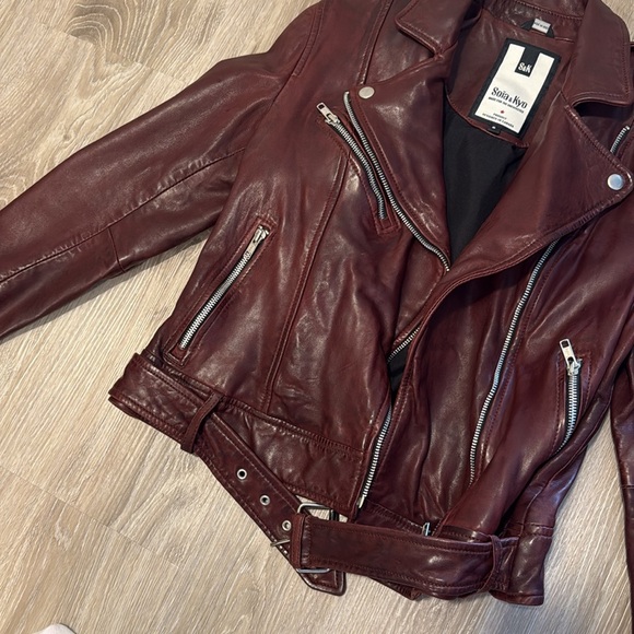 SOIA AND KYO LEATHER JACKET - Picture 3 of 4